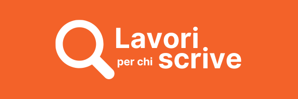 Logo della newsletter "Lavori per chi scrive"